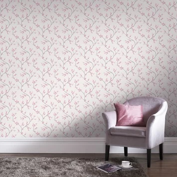 Superfresco Easy Vliesbehang Bloesem Zachtroze 100032 3 Superfresco Easy Vliesbehang Bloesem Zachtroze 100032 - Afbeelding 3