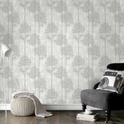 Superfresco Easy Vliesbehang Eternal Grijs 33-287 -Behang Verkoop 123 1152