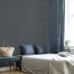 Superfresco Easy Vliesbehang Heritage Uni Blauw 108621 -Behang Verkoop 123 1188