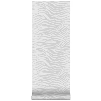 Superfresco Easy Vliesbehang Zebra Zilver 20-124 4 Superfresco Easy Vliesbehang Zebra Zilver 20-124 - Afbeelding 4