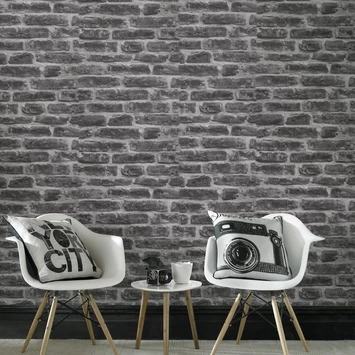 Superfresco Easy Vliesbehang Stenen Grijs 7668 2 Superfresco Easy Vliesbehang Stenen Grijs 7668 - Afbeelding 2