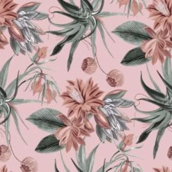 Superfresco Easy Vliesbehang Flowers Roze 114165