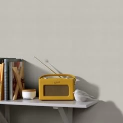 Superfresco Easy Vliesbehang Extra Breed Textiel Uni Lichtgrijs (32-553) -Behang Verkoop 123 1378