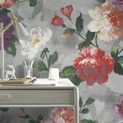 Superfresco Easy Vliesbehang Isabelle Grijs (108606) -Behang Verkoop 123 176