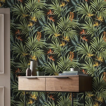 Superfresco Easy Vliesbehang Strelitzia Donker (111756) 2 Superfresco Easy Vliesbehang Strelitzia Donker (111756) - Afbeelding 2