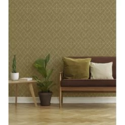 Superfresco Easy Vliesbehang Demi Oker 112041 -Behang Verkoop 123 194