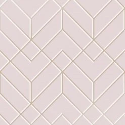 Superfresco Easy Vliesbehang Losanges Roze 106156