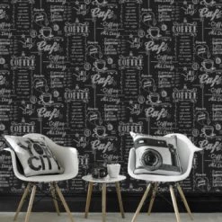 Superfresco Easy Vliesbehang Coffee Krijtmuur Zwart-wit 32-993 8 Superfresco Easy Vliesbehang Coffee Krijtmuur Zwart-wit 32-993 -Behang Verkoop 123 261