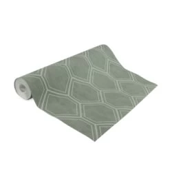 Superfresco Easy Vliesbehang Hexagon Groen 118149 -Behang Verkoop 123 294