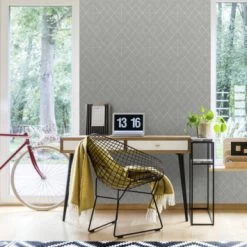 Superfresco Easy Vliesbehang Demi Grijs 112045 -Behang Verkoop 123 322