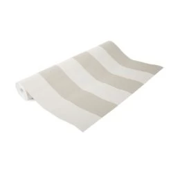Superfresco Easy Vliesbehang Lynn Strepen Taupe-gebroken Wit 33-185 -Behang Verkoop 123 372