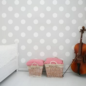 Superfresco Easy Vliesbehang Stippen Grijs (100102) 2 Superfresco Easy Vliesbehang Stippen Grijs (100102) - Afbeelding 2