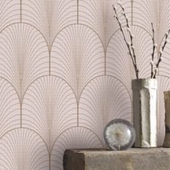 Superfresco Easy Vliesbehang Josephine Roze 106162 -Behang Verkoop 123 454