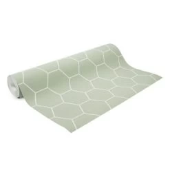 Superfresco Easy Vliesbehang Honingraat Groen 101811 -Behang Verkoop 123 46