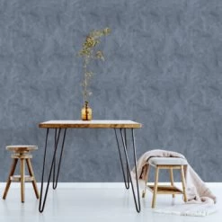 Superfresco Easy Vliesbehang Raw Industry Blauw 111743 -Behang Verkoop 123 460