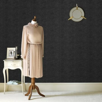 Superfresco Easy Vliesbehang Krokodil Zwart 32-659 2 Superfresco Easy Vliesbehang Krokodil Zwart 32-659 - Afbeelding 2