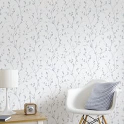 Superfresco Easy Vliesbehang Karma Wit-blauw 33-280 -Behang Verkoop 123 719