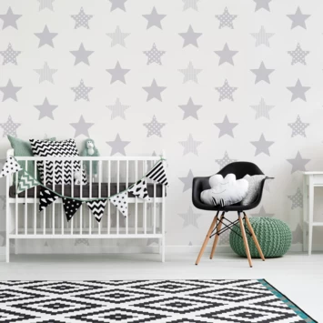 Superfresco Easy Vliesbehang Superster Zilver 100111 3 Superfresco Easy Vliesbehang Superster Zilver 100111 - Afbeelding 3