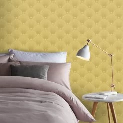 Superfresco Easy Vliesbehang Weona Oker (dessin 106994) -Behang Verkoop 41 1034