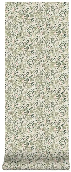 Superfresco Easy Vliesbehang Penney Vintage Groen (dessin 120969) -Behang Verkoop 41 1073