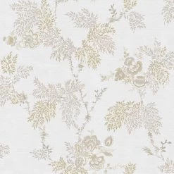 Superfresco Easy Vliesbehang Kimono Wit/goud (dessin 120951)