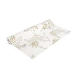 Superfresco Easy Vliesbehang Kimono Wit/goud (dessin 120951) -Behang Verkoop 41 1182