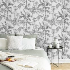 Superfresco Easy Vliesbehang Zanzibar Grijs (dessin 108598) -Behang Verkoop 41 1265