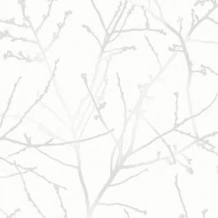 Superfresco Easy Vliesbehang Innocence Wit Mica (dessin 33-275)