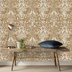 Superfresco Easy Vliesbehang Miracle Oker (dessin 118134) -Behang Verkoop 41 135