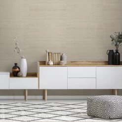 Superfresco Easy Vliesbehang Eloi Taupe Twist (dessin 120964) -Behang Verkoop 41 1354