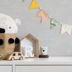 Superfresco Easy Vliesbehang Vintage Wolk Grijs (dessin 108555) -Behang Verkoop 41 1372