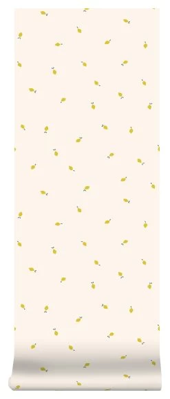 Superfresco Easy Vliesbehang Lemon Gebroken Wit (dessin 120968) -Behang Verkoop 41 1391
