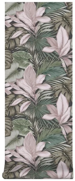 Superfresco Easy Vliesbehang Indra Groen/roze (dessin 106742) -Behang Verkoop 41 1484