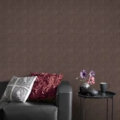 Superfresco Easy Vliesbehang Bamboe Weefsel Wijnrood (dessin 103958) -Behang Verkoop 41 1524