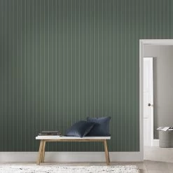 Superfresco Easy Vliesbehang Camille Groen (dessin 120956) -Behang Verkoop 41 179