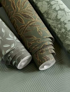 Superfresco Easy Vliesbehang Geo Groen (dessin 118136) -Behang Verkoop 41 366