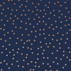 Superfresco Easy Vliesbehang Confetti Donkerblauw-koper (dessin 108561)