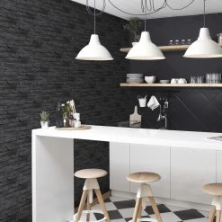 Superfresco Easy Vliesbehang Odyssee Zwart (dessin 101344) -Behang Verkoop 41 48