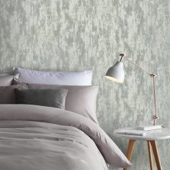 Superfresco Easy Vliesbehang Raven Grijs (dessin 106985) -Behang Verkoop 41 536