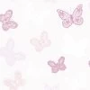 Superfresco Easy Vliesbehang Vlinders Wit-roze (dessin 100114)
