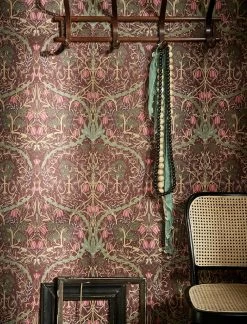 Superfresco Easy Vliesbehang Lauri Bourgondy (dessin 113294) -Behang Verkoop 41 7