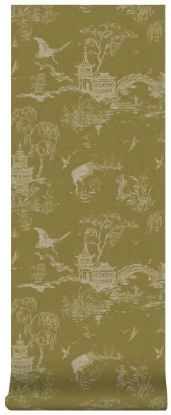 Superfresco Easy Vliesbehang Gaia Oker (dessin 113289) -Behang Verkoop 41 785