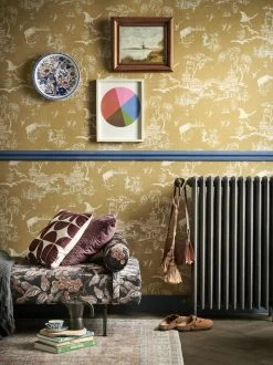 Superfresco Easy Vliesbehang Gaia Oker (dessin 113289) -Behang Verkoop 41 788