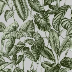 Superfresco Easy Vliesbehang Noani Groen/grijs (dessin 111767)