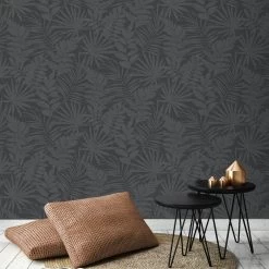 Superfresco Easy Vliesbehang Fenne Grijs (dessin 106977) -Behang Verkoop 41 852