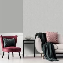 Superfresco Easy Vliesbehang Blad All Over Grijs (dessin 107001) -Behang Verkoop 41 864