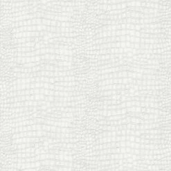 Superfresco Easy Vliesbehang Krokodillenleermotief Wit (dessin 32-660)
