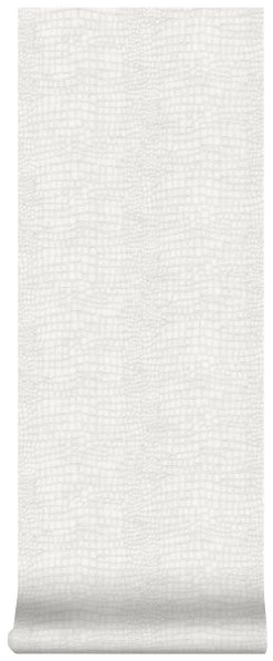 Superfresco Easy Vliesbehang Krokodillenleermotief Wit (dessin 32-660) -Behang Verkoop 41 937