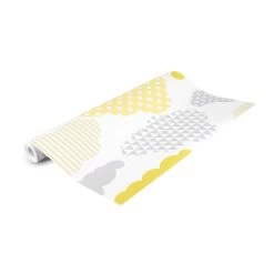 Superfresco Easy Vliesbehang Wolken Geel-grijs (dessin 108267) -Behang Verkoop 41 982