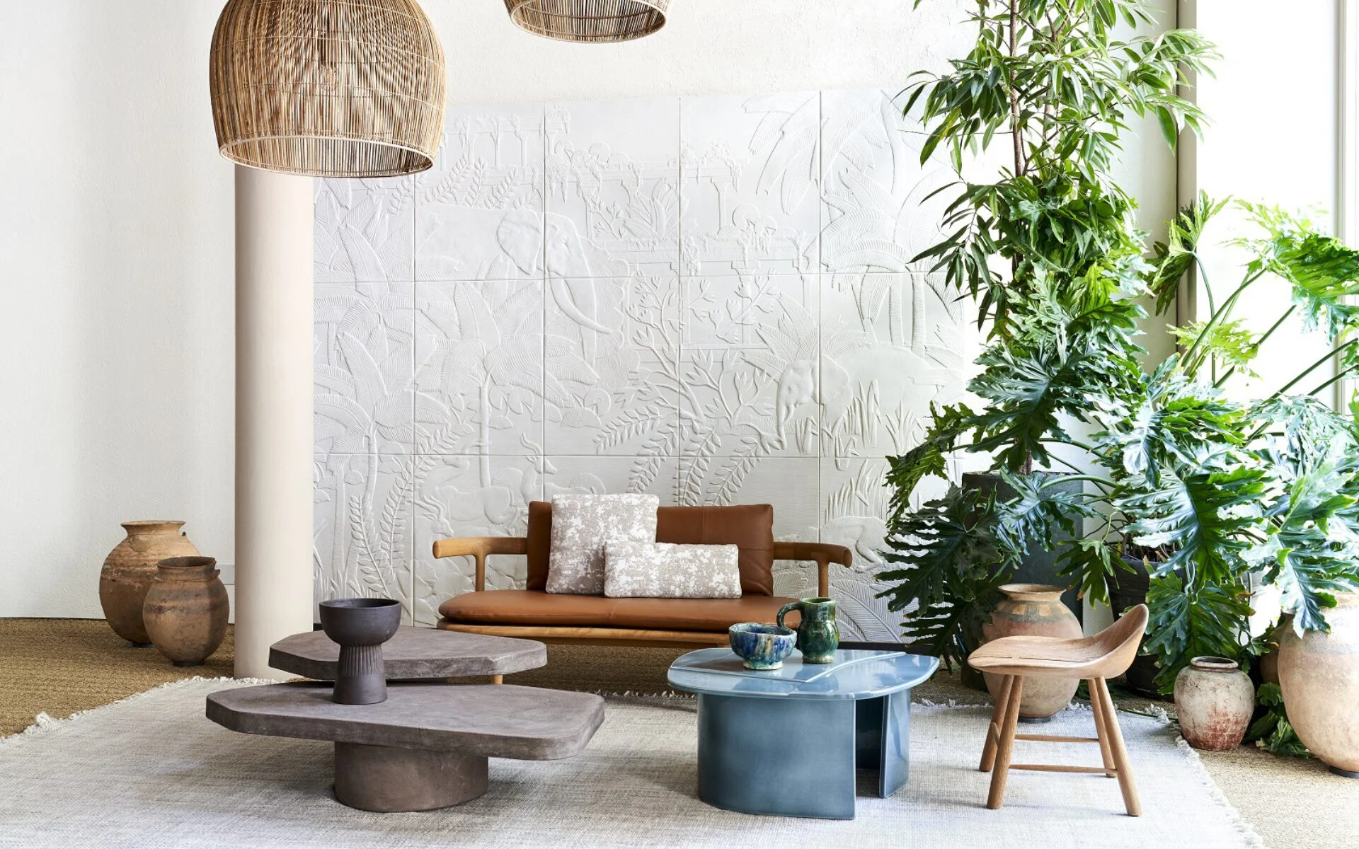 Behang Verkoop -Behang Verkoop Arte Behang wit structuur Babylon BetweenRivers